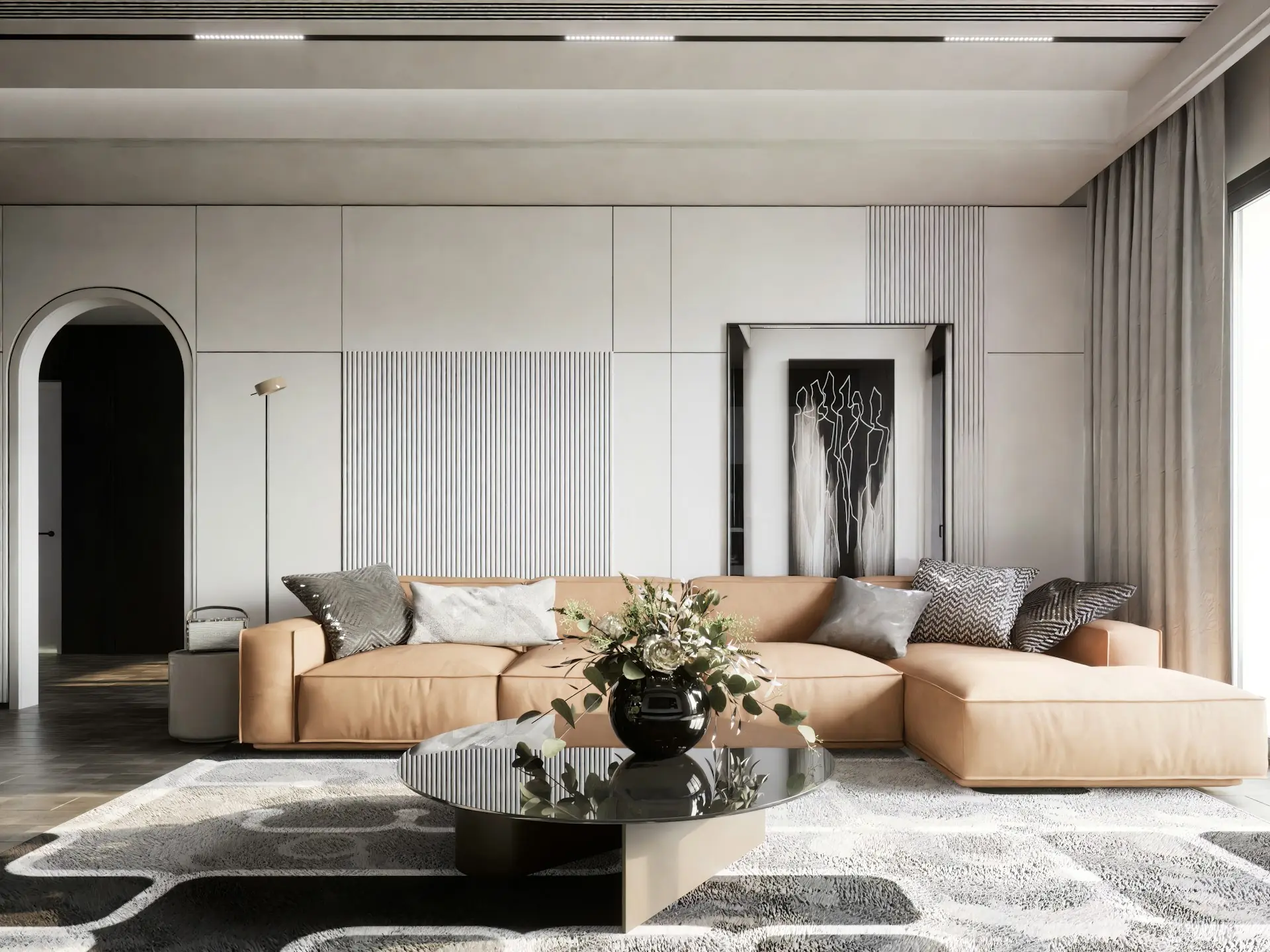 Luxury Living Room Interior Design Ideas Rooted in Architectural Detail